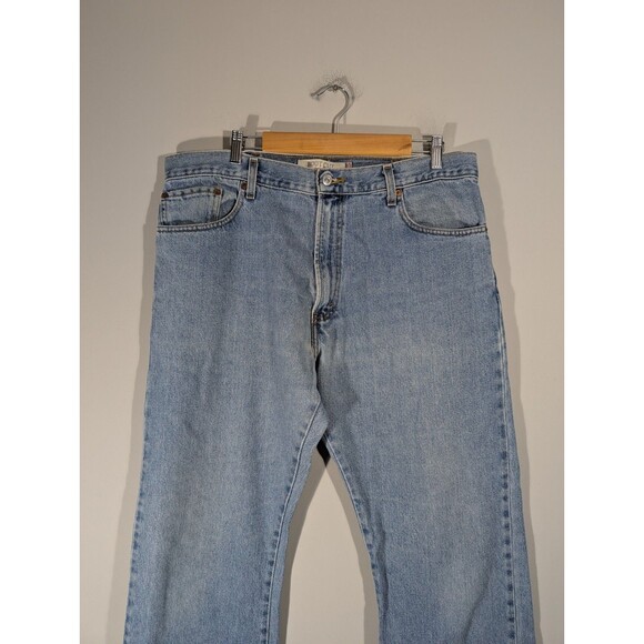 Levi's 517 Mens Blue Relaxed Boot Cut Jeans Sz 38 Vintage Western Streetwear - Picture 9 of 11